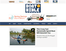 Tablet Screenshot of boatbible.com